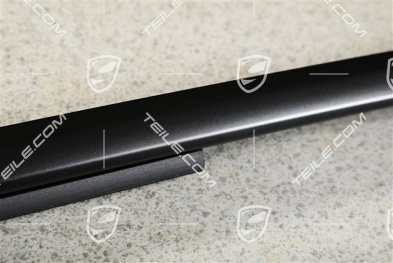 Vordertürleiste, Aluminiumpaket, Schwarzmatt, L