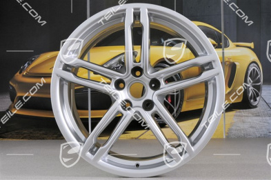 19" Felga, Turbo, 8J x 19 ET21, brylantowy srebrny