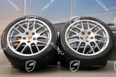20" RS Spyder Sommerräder Satz, Felgen vorne 9,5J x 20 ET65 + hinten 11J x 20 ET68 + Pirelli PZero Sommerreifen 255/40 ZR20 + 295/35 ZR20, mit RDK Sen