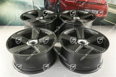 20+21" Sport Classic wheel rim set, 9,5J x 20 ET44 + 12J x 21 ET63, Turbonite