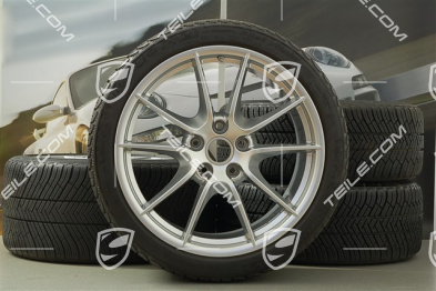 20" Carrera S (III) winter wheel set, wheels 8,5J x 20 ET51 + 11J x 20 ET52 + Michelin winter tyres 245/35 ZR20 + 295/30 ZR20, without TPMS.