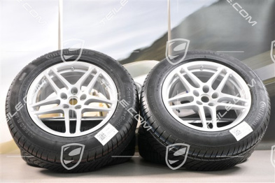 18-inch "Macan S" Winter wheel set, rims 8J x 18 ET21 + 9J x 18 ET21, winter tyres Continental ContiWinterContact 235/60 ZR 18 + 255/55 ZR 18, with TPMS