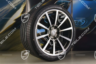20" summer wheel set Carrera Classic II, wheel 8,5J x 20 ET51 + 11J x 20 ET52 + NEW Pirelli P Zero summer tyres 245/35 ZR20 + 305/30 ZR20, TPMS
