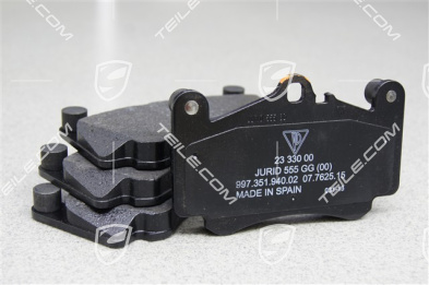 Brake pad set, GT3, L+R