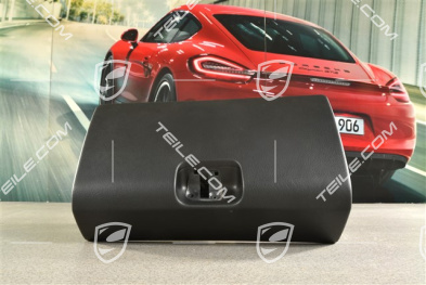 Glove compratment cover, Leatherette, Black