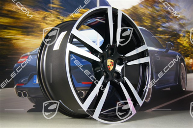 21" Felge Turbo II, 10J x 21 ET50, schwarz hochglanz