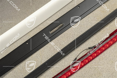 Roof moulding cover (spoiler) for coupé, with brake light, complete