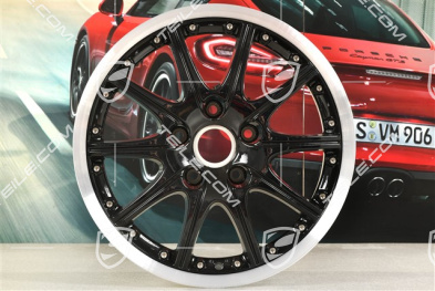 18" Felga GT3 Sport Design, 8J x 18 ET52, czarny wysoki połysk