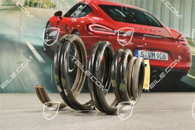 Cabrio / C2 Schraubenfedersatz, VA, Fahrzeug tiefergelegt 10mm, KENN Grün/Rot