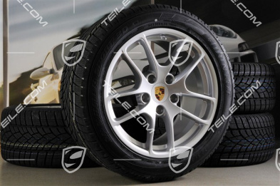 18" Cayman koła zimowe komplet, 8J x 18 ET57 + 9J x 18 ET47 + opony zimowe Dunlop SP Winter Sport 3D 235/45 R18 + 265/45 R18, bez czujników RDK