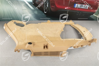 Kofferraumabdeckung / Seitenwandverkleidung, Teppich / Perlvelours, Sandbeige, L