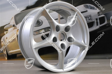 18-inch Carrera wheel set, 7,5J x 18 ET50 + 10J x 18 ET65