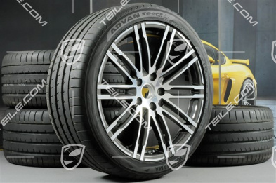 21" Komplet kół letnich Turbo III, felgi 10J x 21 ET50 + opony letnie Yokohama 295/35 R21, bez czujn