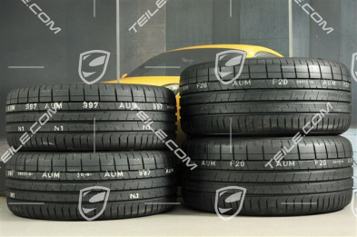 19" Boxster S Sommerräder Satz, Felgen 8J x 19 ET57 + 10J x 19 ET45, Pirelli P Zero Sommerreifen 235/40 R19 + 265/40 R19