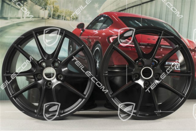 20" Carrera S (III) Felgensatz, 8,5J x 20 ET51 + 11J x 20 ET70, Schwarz-Seidenmatt