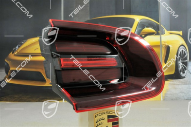 Rear light, inner, red-black (dark), L