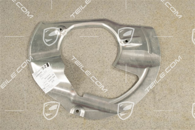 Front axle disc brake protective plate, PCCB, R