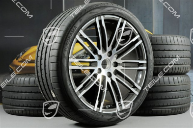 21" Komplet kół letnich Turbo III, felgi 10J x 21 ET50 + opony letnie Yokohama 295/35 R21, bez czujn