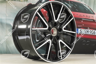 20" felga Exclusive Design, 10,5J x 20 ET71, do użytku w zimie, czarny wysoki połysk