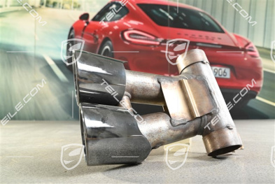 Auspuffendstück, rund, für Serienauspuff, GTS, (eingedrückt)