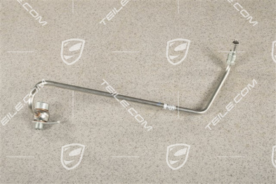 4,8L Turbo, Turbocharger lubrication oil line, supply, cyl. 1-4