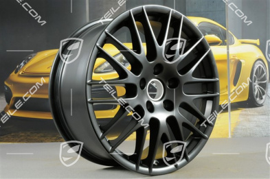 20" Felge RS Spyder Design, 9J x 20 ET57, Schwarz Seidenmatt