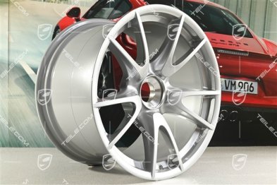 19-inch Rims set GT3RS II 4.0 / GT2RS, GT-Silber, 9J x 19 ET47 + 12J x 19 ET48