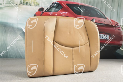 Oparcie tylne, Coupe/Targa, Skóra, Sand beige, L