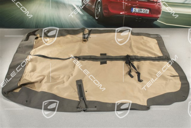 Tonneau cover, cabrio, grey green