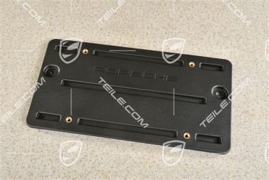 Number / Licence plate support, Rear, USA
