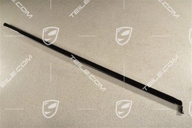 Vordertür Zierleiste Aluminium-Paket, Schwarz hochglanz, R