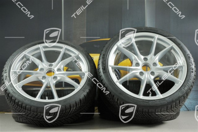 20-inch winter wheels set Carrera S (IV), rims 8,5J x 20 ET49 + 11J x 20 ET78 + Michelin Pilot Alpin PA4 N1 winter tyres 245/35 R20 + 295/30 R20