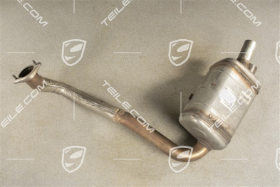 Main exhaust muffler, R
