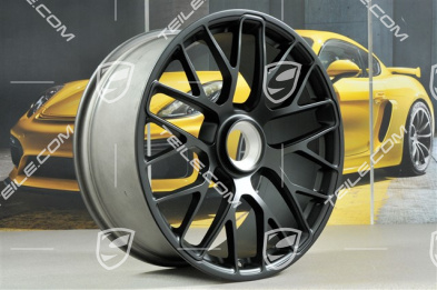 20" Felge Turbo S, Zentralverschluss, 9J x 20 ET51, Schwarz-Matt