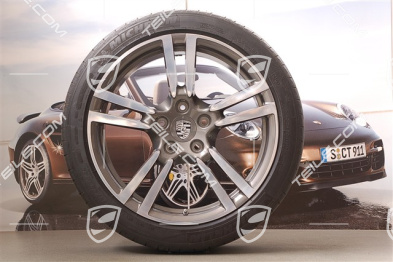 20" Turbo II Sommerräder Satz, Felgen 9,5 J x 20 ET 65 + 11 J x 20 ET 68 + Michelin Sommerreifen 255/40 ZR 20 + 295/35 ZR20, ohne RDK-Sensoren
