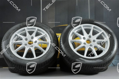 18-inch summer wheel set Panamera S, wheels 8J x 18 ET59 + 9J x 18 ET53 + tyres Pirelli P-Zero 245/50 18 + 275/45 18