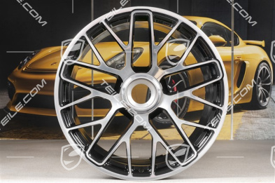 20" Turbo S Felge, Zentralverschluss, 11,5J x 20 ET56, in Schwarz