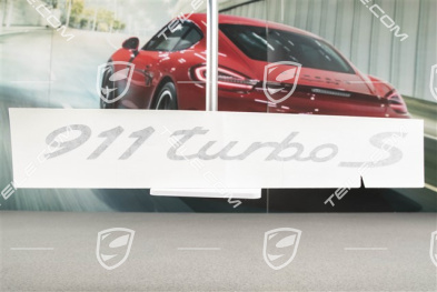 Schriftzug seitlich "911 Turbo S", Dekorfolie, schwarz, 1 Stück!