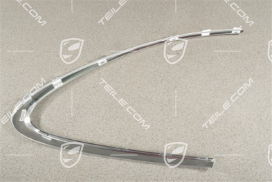 Zierleiste / Abdeckleiste, Seitenscheibe, aluminium, L
