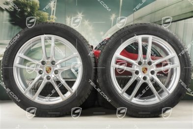 20-inch Cayenne COUPE Sport winter wheel set, rims 9J x 20 ET50 + 10,5J x 20 ET55 + NEW Continental winter tyres 275/45 R20 + 305/40 R20, with TPMS