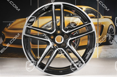 20" Felga "Macan Turbo", 9J x 20 ET26, BORBET, czarny perłowy metalik Jet Black