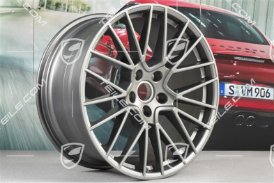 21" Felga Cayenne RS Spyder, 11J x 21 ET49, Platinum satynowy półmat