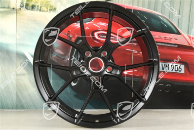 20+21-inch Carrera lightweight wheel rim set, 8,5J x 20 ET50 + 11,5J x 21 ET67, black satin matt