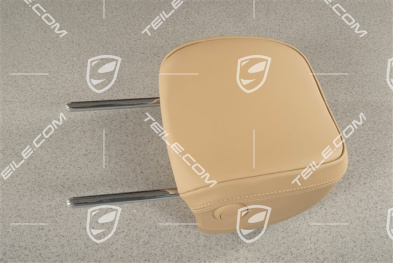 Headrest, leather, Luxor Beige