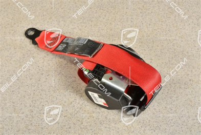 Seat belt, front, Guards Red, L