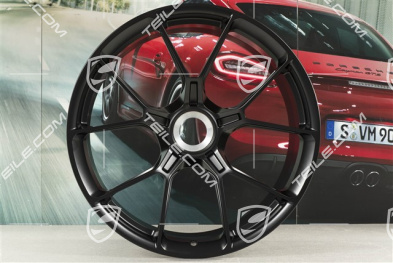 21" GT3 Felge, 12J x 21 ET45, schwarz seidenmatt
