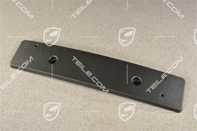 Front bumper licence plate support / holder