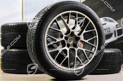 20" "RS Spyder Design" Winterräder Satz, Felgen 9J x 20 ET26 + 10J x 20 ET19, Michelin Winterreifen 265/45 R 20 + 295/40 R 20, mit RDK-Sensoren