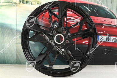 21" Felga Cross Turismo Design 9,5J x 21 ET60, czarny wysoki połysk
