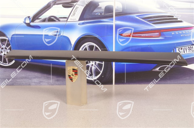 Front bumper lip spoiler, Cover, GTS, Sport Design, Black matte